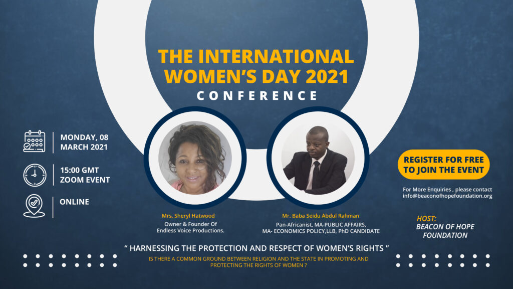 INTERNATIONAL WOMEN'S DAY CONFERENCE